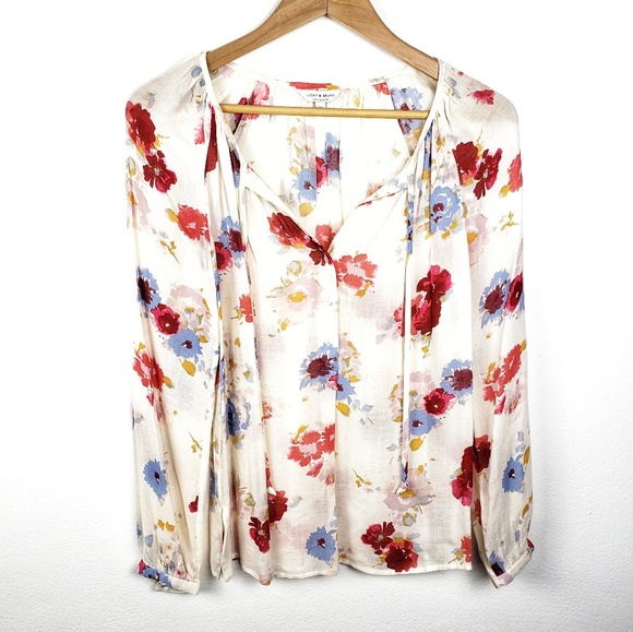 Lucky Brand Tops - 4/$25 Lucky Brand | Floral Lightweight Blouse XS